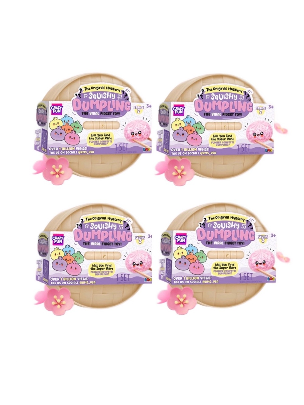 Super Rare! The Original Mystery Squishy Dumpling Bun Fidget Toy